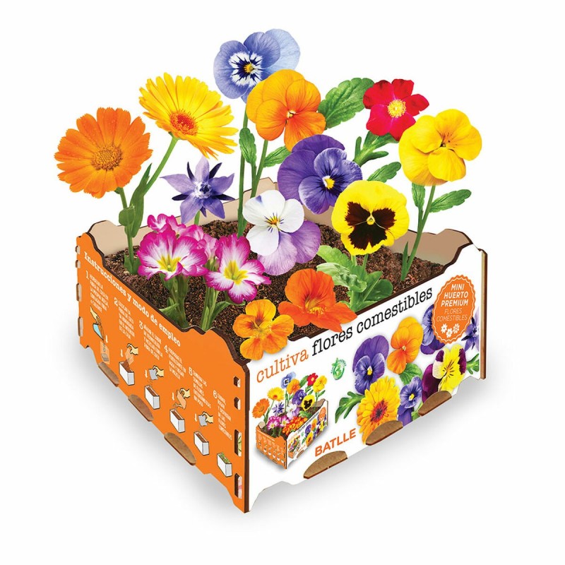 Set de culture Batlle Fleurs Comestible 19 x 19 x 10 cm