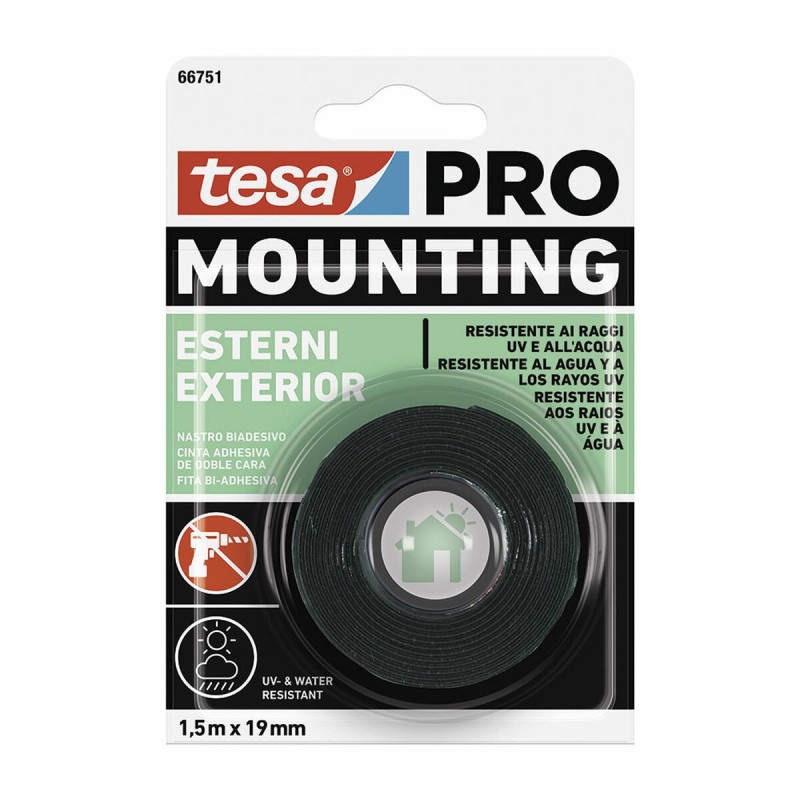 Ruban adhésif double face TESA Mounting Pro Extérieur 19 mm x 1