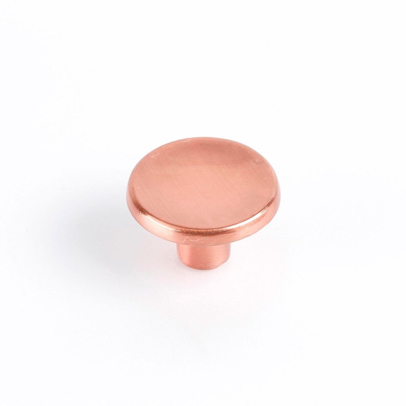 Pommeau Rei 774 Rose Or Métal Ø 35 x 23 mm (2 Unités)