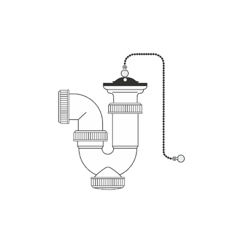 Siphon d'Évier Mirtak PVC