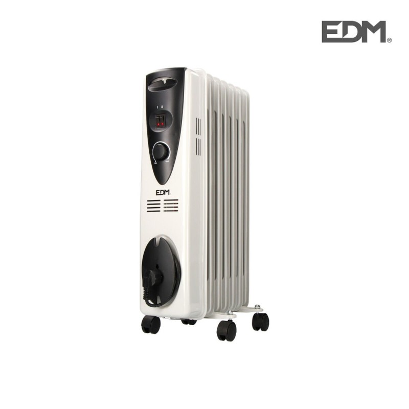 Radiateur à Huile (7 modules) EDM 07121 Blanc 1500 W