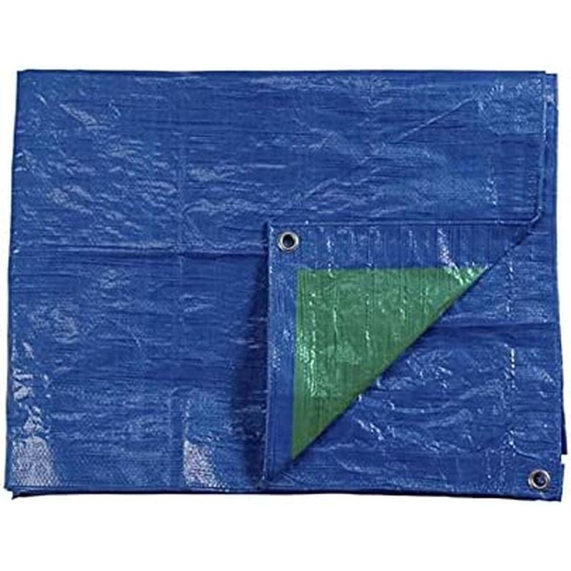 Auvent EDM 74994 Bleu Vert 90 g/m² 5 x 8 cm 5 x 8 m Double face