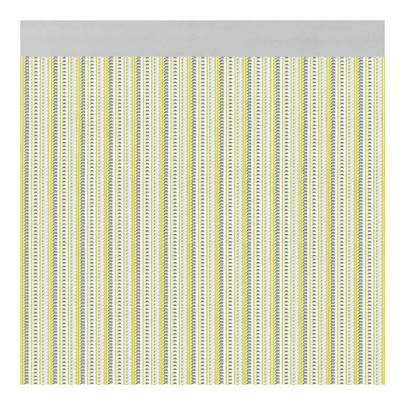 Rideau Acudam Brescia Portes Jaune Extérieur PVC Aluminium 90 x 210 cm