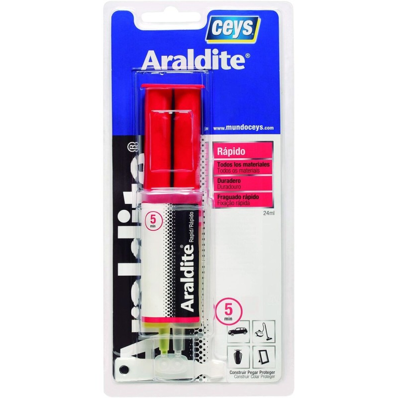 Adhésif instantané Ceys Araldite 510205 Rapide 24 ml 2 Pièces