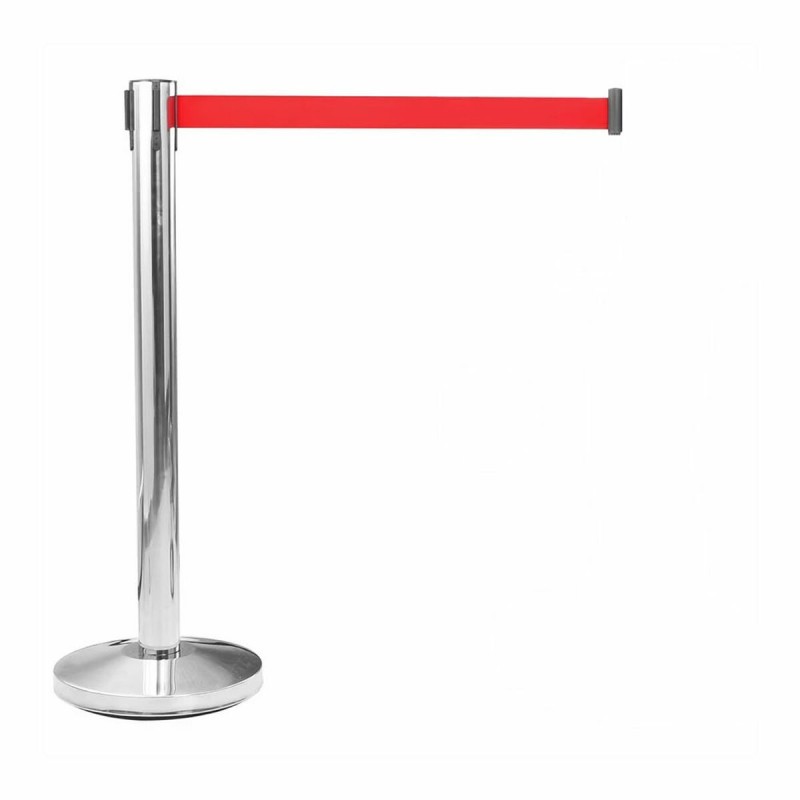 Séparateur NMZ Extensible Rouge Argenté Acier inoxydable 2 m