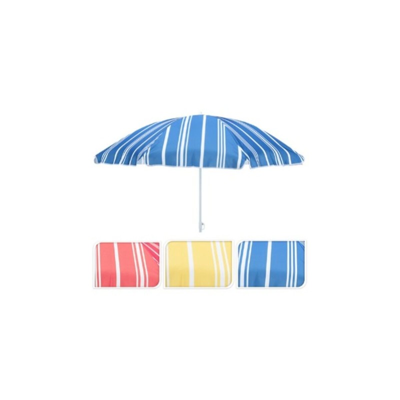 Parapluie de plage A rayures Ø 180 cm