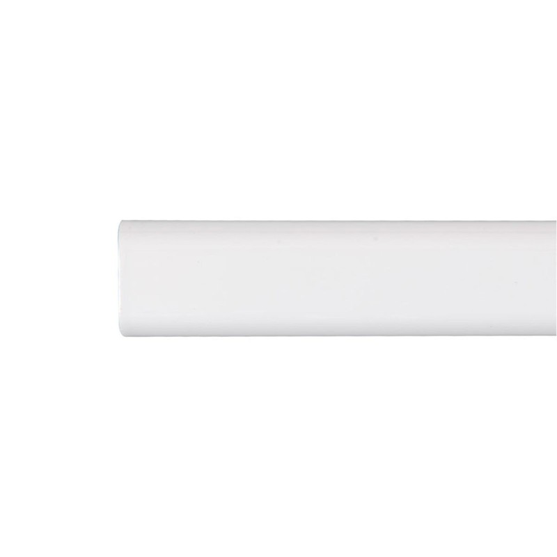 Tringle de penderie Stor Planet Cintacor Blanc Ovale 150 cm 15 x 25 mm