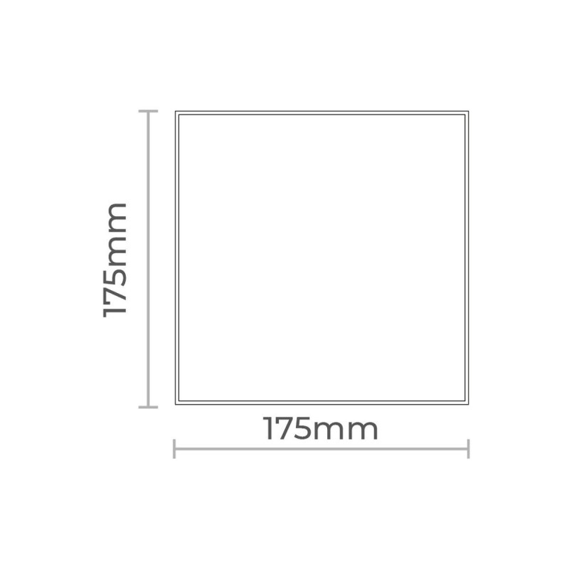 Bouche pour extracteur d'air EDM 08415 08413 17,5 x 17,5 cm