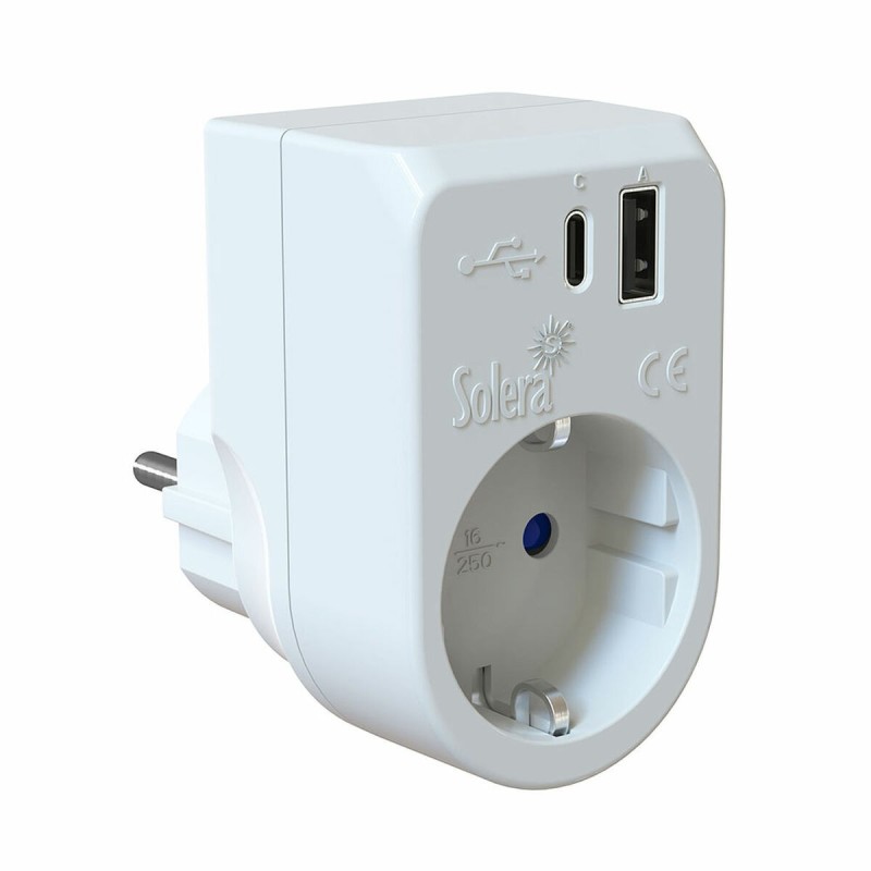 Adaptateur pour Prises Solera 860usbac 250 V 16 A USB USB-C