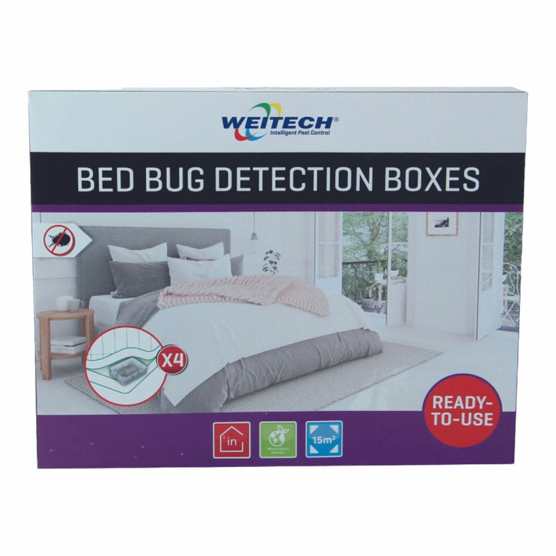 Piège à insectes Weitech Punaises de lit 4 Unités