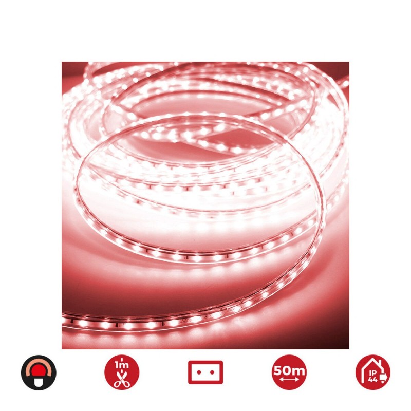 Bandes LED EDM 72704 Rouge 4,2 W x 1 m 50 m 350 lm