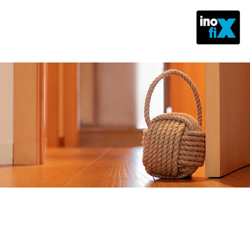 Support de porte Inofix Naturel Polyester Sable 13 x 13 x 13 cm