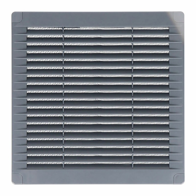 Grille de ventilation EDM 87701 Gris 10 x 10 cm