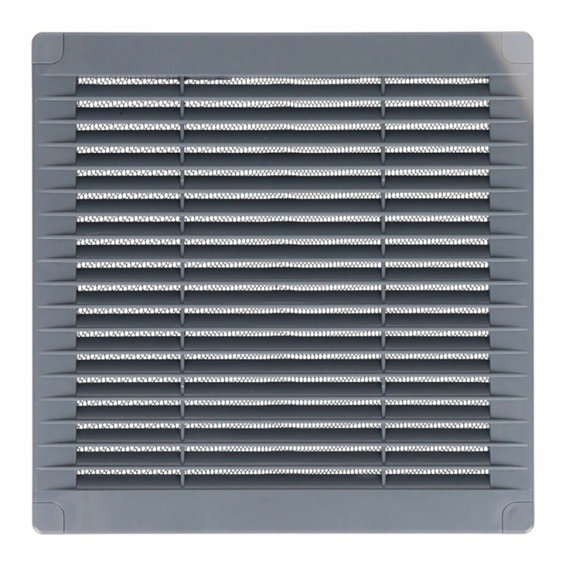 Grille de ventilation EDM 87703 Gris 15 x 15 cm