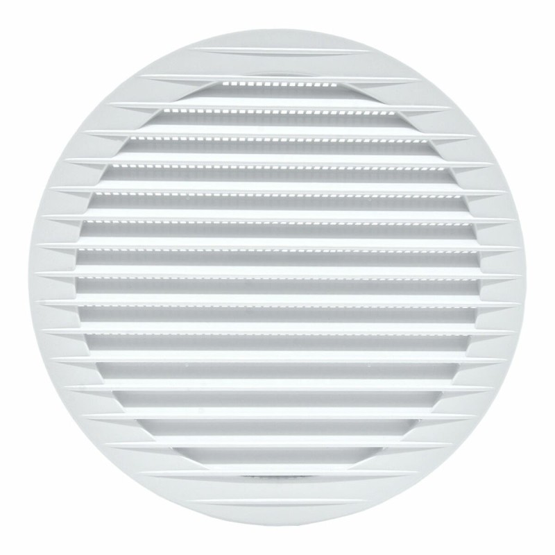 Grille de ventilation EDM 87721 Blanc Ø 15 cm