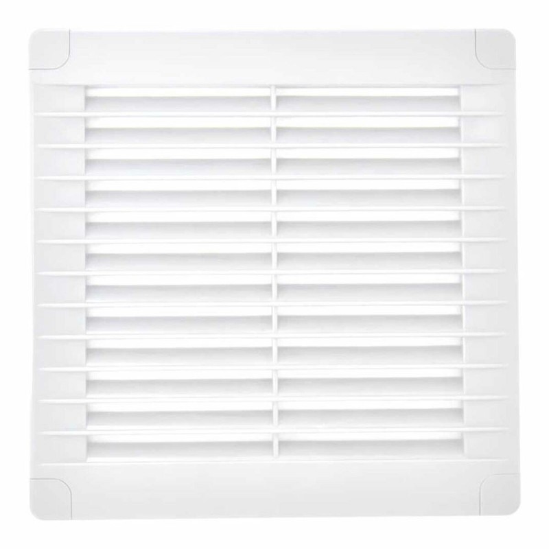 Grille de ventilation EDM 87702 Blanc 15 x 15 cm