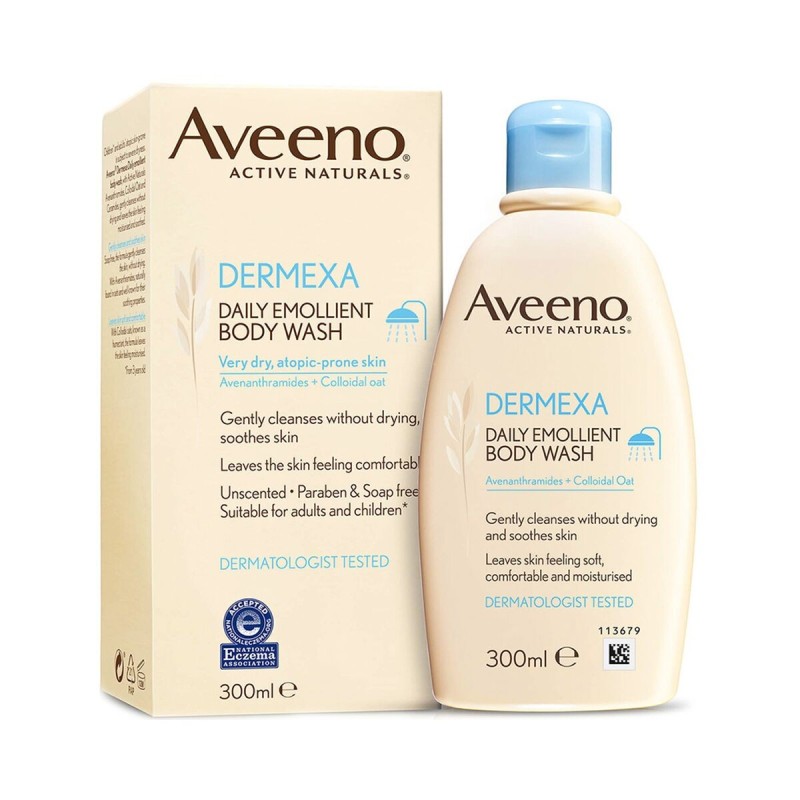 Gel de douche Aveeno Dermexa 300 ml