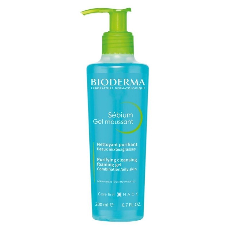 Gel nettoyant visage Bioderma Sebium Moussant