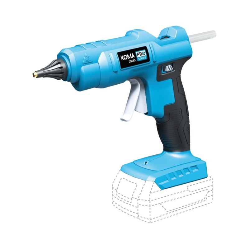 Pistolet thermofusible Koma Tools Bleu Noir 19