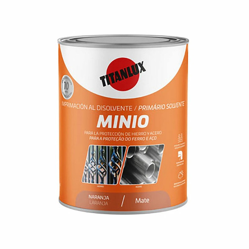 Peinture d'Apprêt Titanlux Orange Mat 750 ml