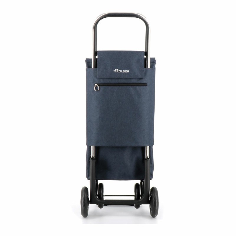 Panier à Courses Rolser sbelta tweed 4.2 Blue marine Pliable