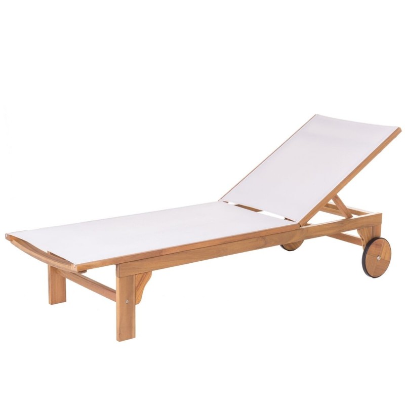 Chaise longue Nina Blanc 200 x 65 x 36 cm