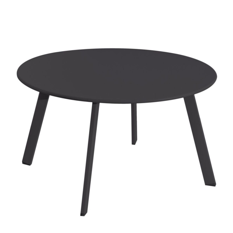 Table d'appoint Marzia Acier Graphite 70 x 70 x 40 cm