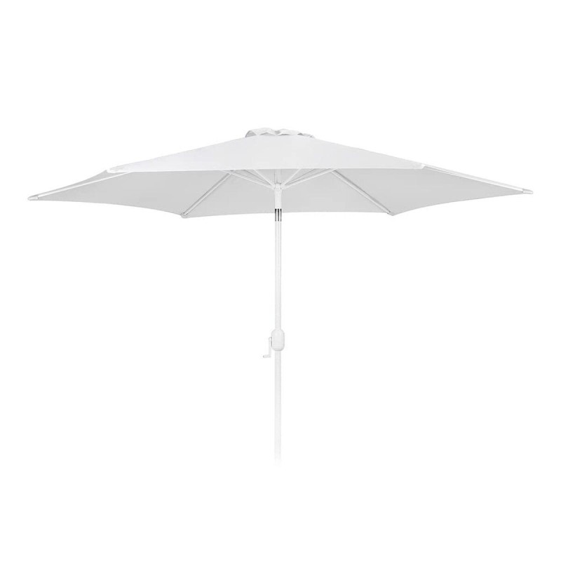 Parasol Alba Blanc Aluminium 300 x 300 x 250 cm