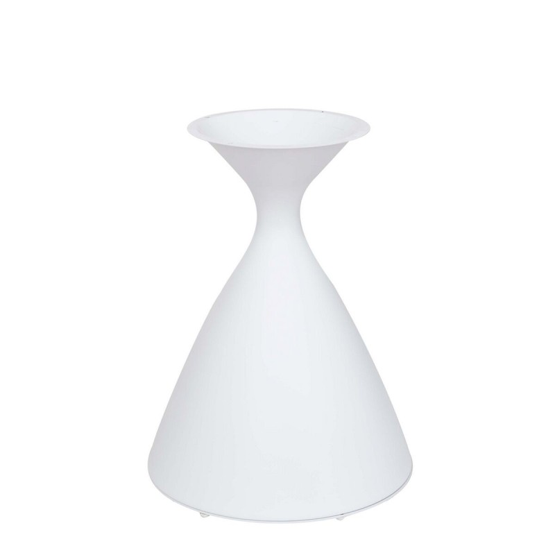 Base   Nadia Table Blanc Aluminium 56 x 56 x 75 cm