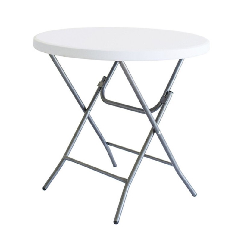 Table Piable Blanc HDPE 80 x 80 x 74 cm