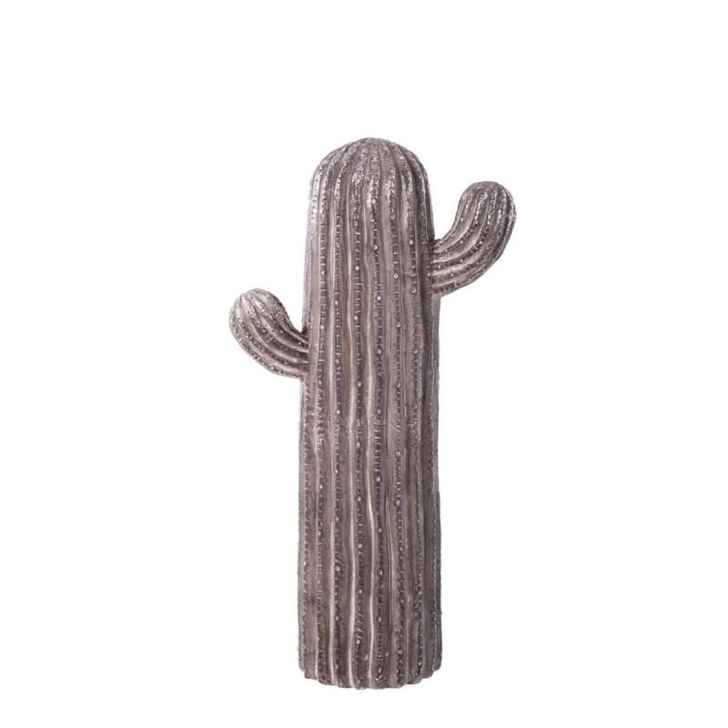 Figurine Décorative Gris Cactus 25 x 14 x 47