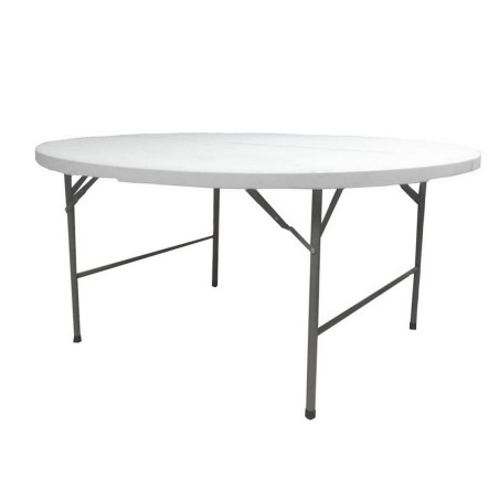 Table Piable Catering Blanc 122 x 122 x 74 cm