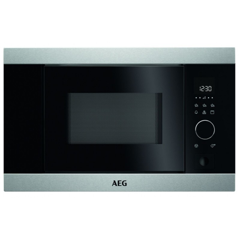 Micro-ondes AEG MBB1756D-M Noir Acier 800 W 16 L