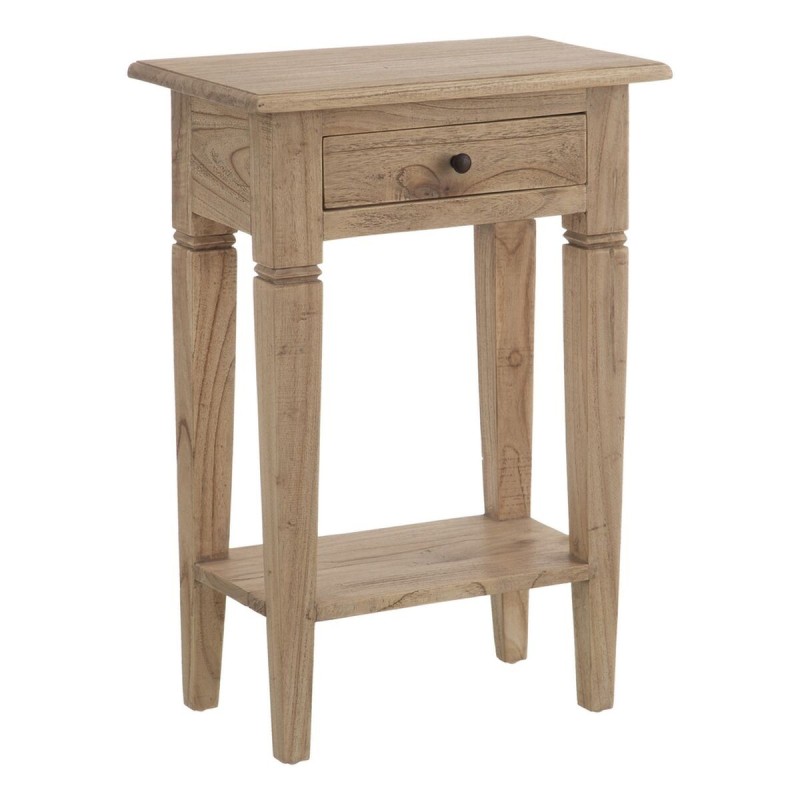 Table de Nuit Naturel bois mindi 50 x 32 x 72 cm