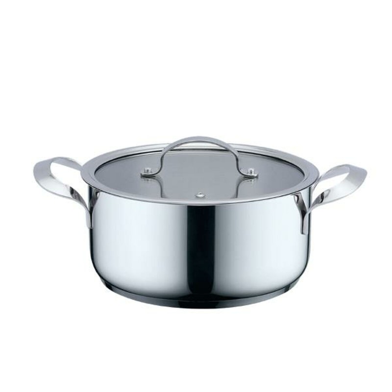 Casserole avec Couvercle Haeger PA-24H.003A Beige Gris Ø 24 cm