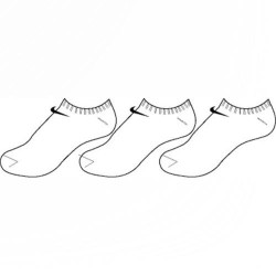 Socquettes de Sport Nike SX2554 101 Blanc/Noir