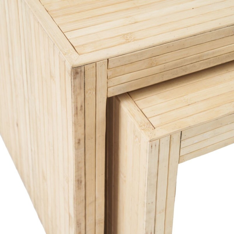 Table Basse 110 x 55 x 50 cm Bois 2 Unités