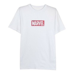T-shirt à manches courtes homme Marvel Blanc Adultes