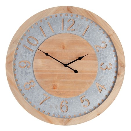 Horloge Murale Naturel Bois d'épicéa 60 x 4