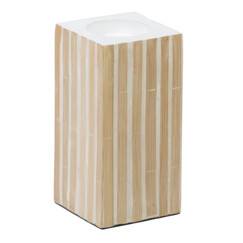 Bougeoir Beige Bambou Bois MDF 10