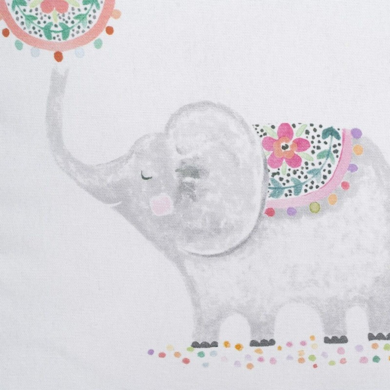 Coussin Enfant Eléphant 45 x 45 cm 100 % coton