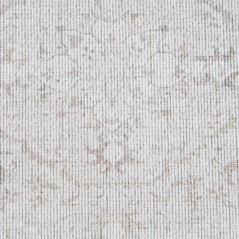 Tapis 80 x 150 cm Polyester Coton Taupe