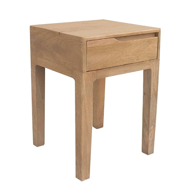 Table d'appoint STRAIGHT LINE Naturel Bois de manguier 40 x 40 x 65 cm