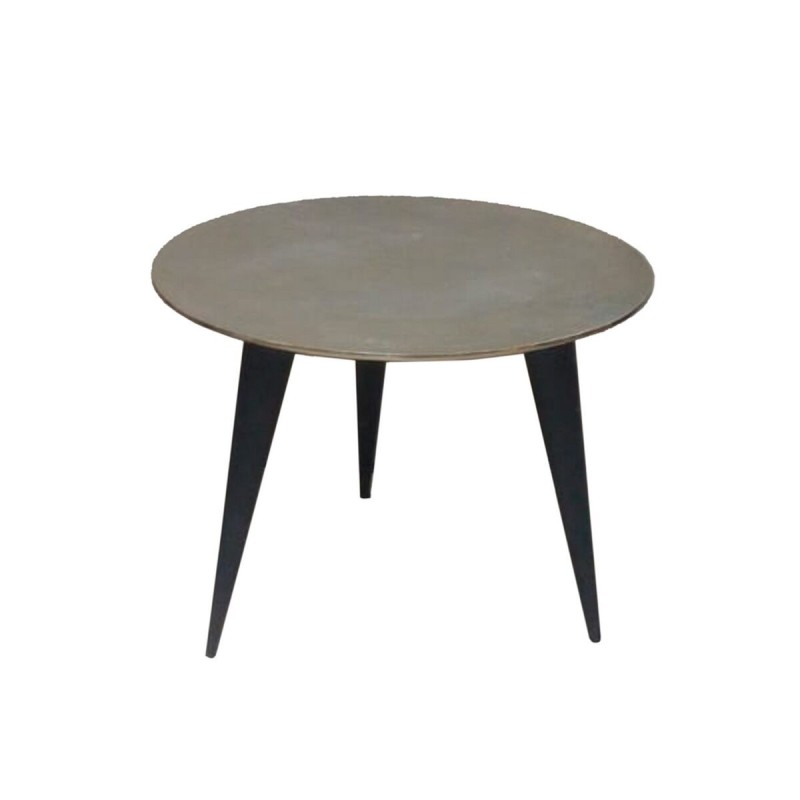 Table Basse Noir Doré 60 x 60 x 45 cm