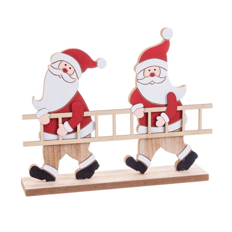 Décorations de Noël Multicouleur Bois Père Noël 14