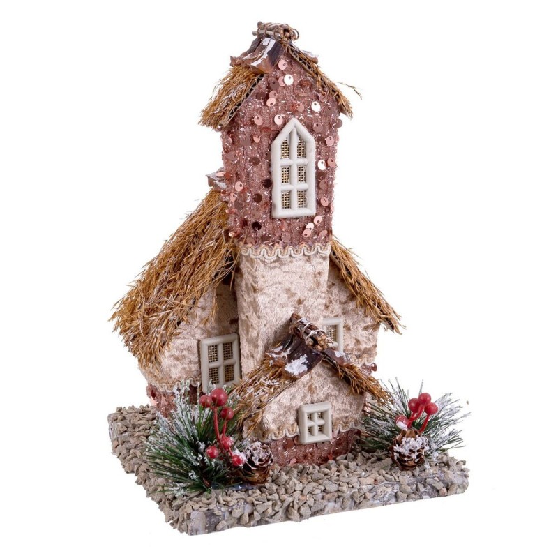 Décorations de Noël Multicouleur Naturel Polyfoam Maison 15