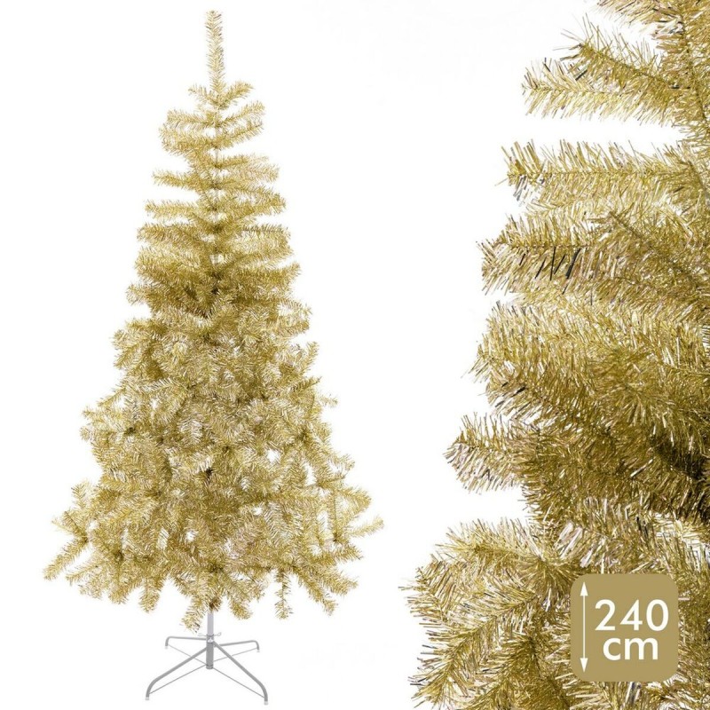 Sapin de Noël Doré Métal Plastique 240 cm