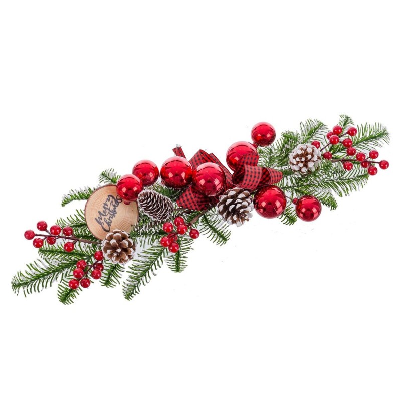 Décorations de Noël Rouge Multicouleur Plastique Ananas 50 cm