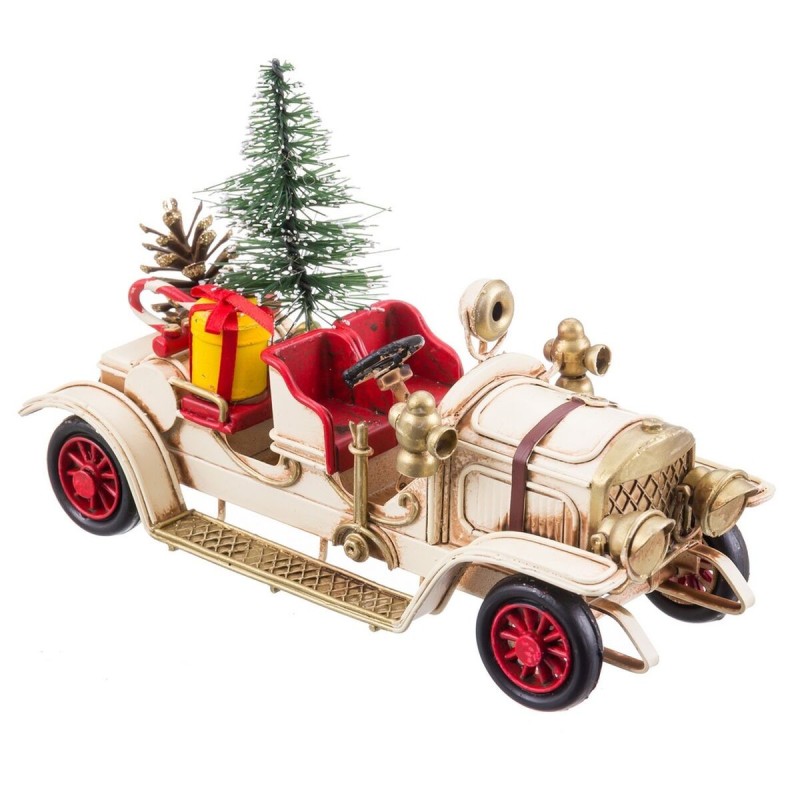 Décorations de Noël Multicouleur Métal Voiture 17