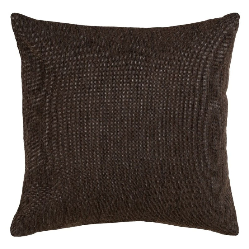 Coussin Polyester Coton Marron 45 x 45 cm